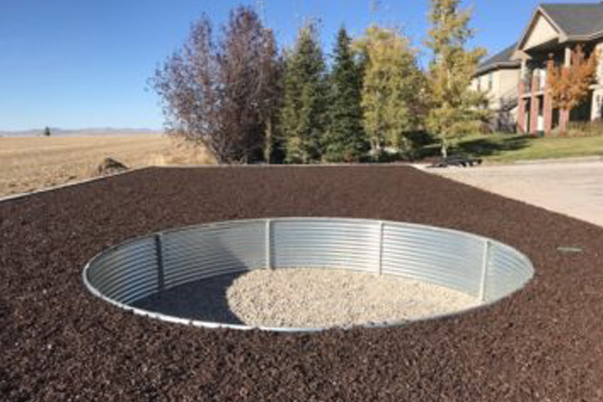 Følg os Elastisk at opfinde Green Trampoline On The Lawn In Garden Close-up Empty Children T - Trampoline  Holes Utah