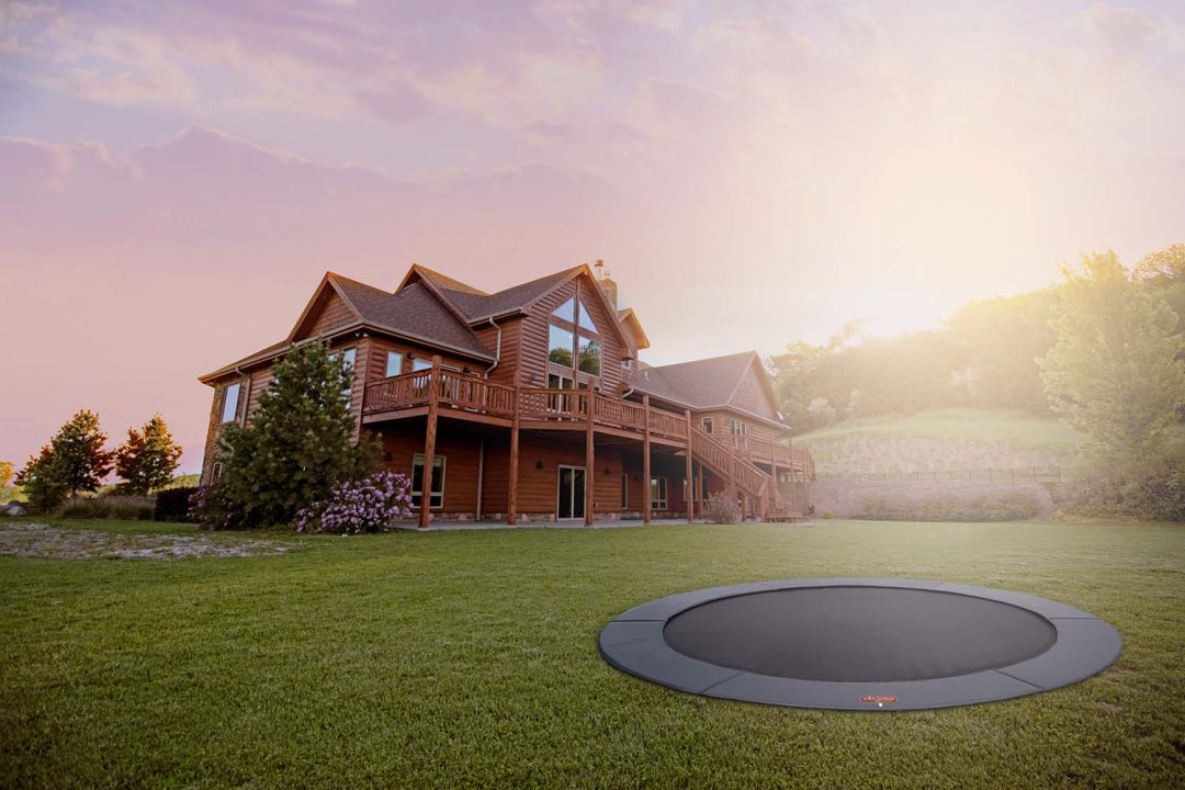 15' Round ProLine Avyna Inground Trampoline Trampoline Holes Utah